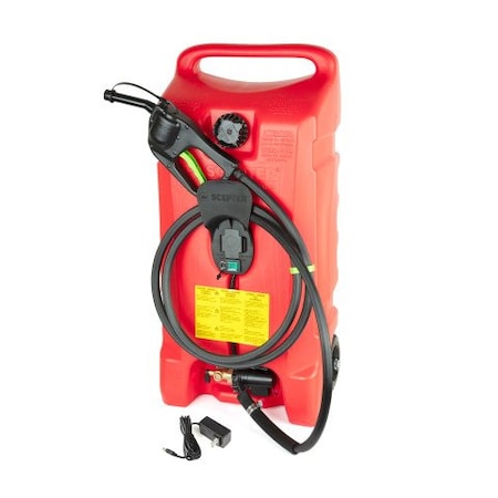 Scepter Fuel Caddy, Polyethylene, 14 gal, Gasoline, Red PFSG1421